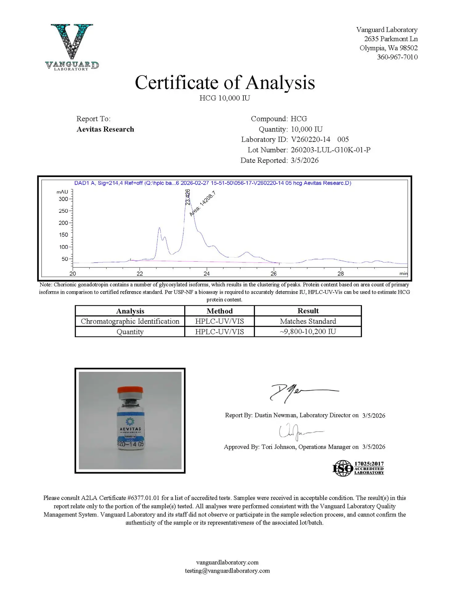 HCG 10000iu*10vials