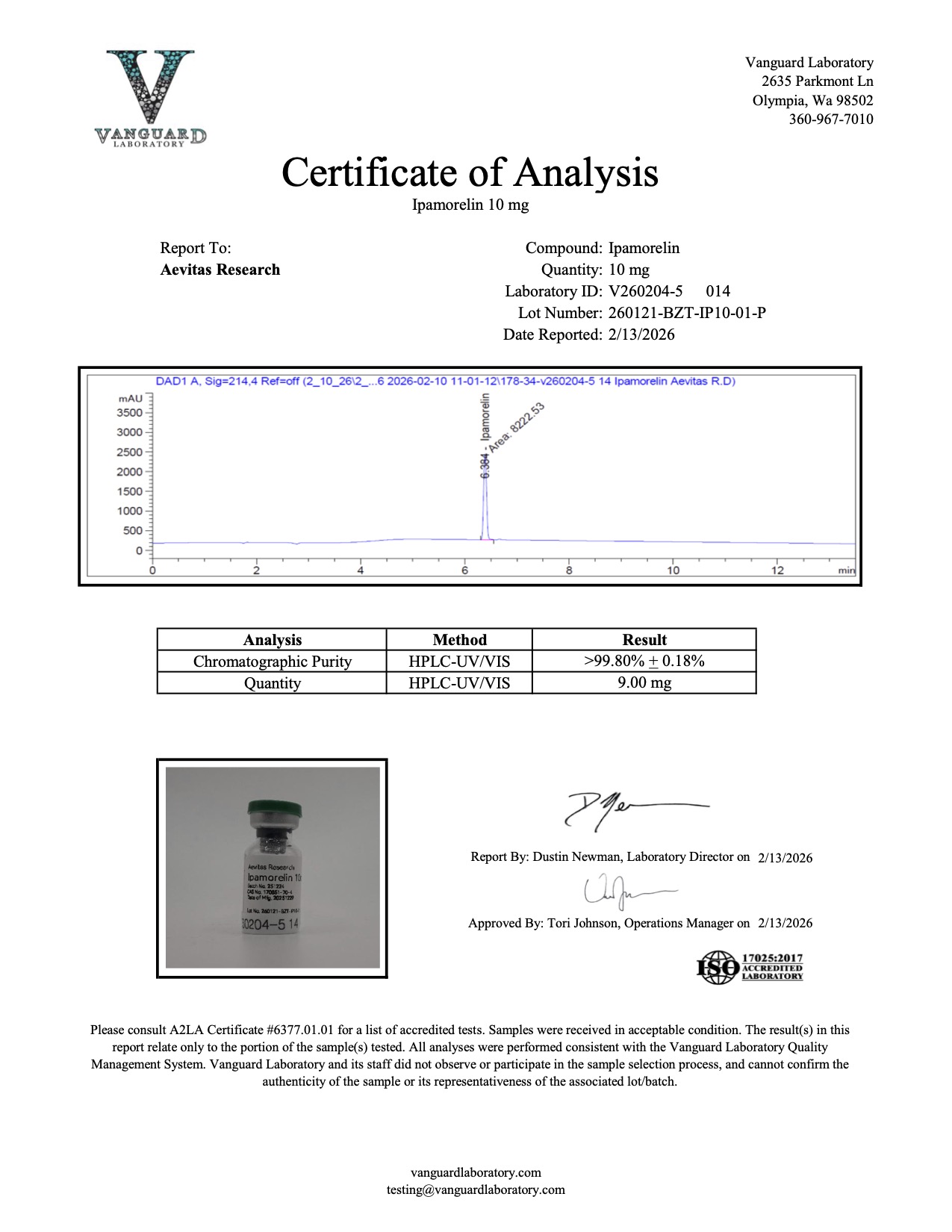 Ipamorelin 10mg*10vials