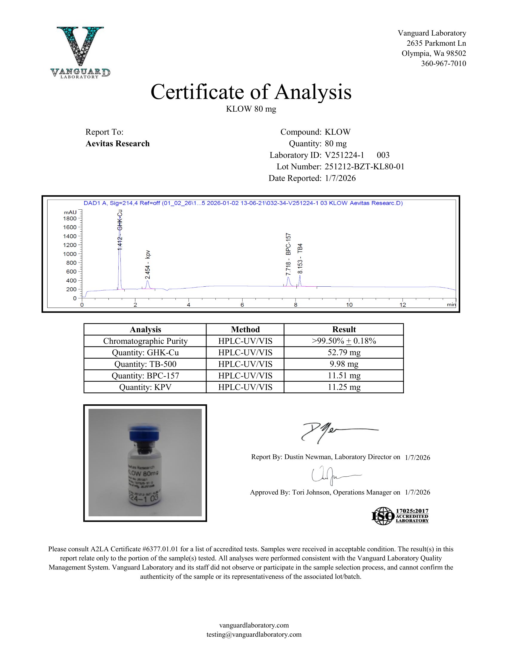 KLOW 80mg*10vials